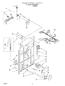 04 - Rear Panel parts for Whirlpool Washer CAP2762EW0 from AppliancePartsPros.com