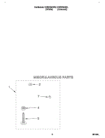 06 - Miscellaneous parts for Whirlpool Washer CAW2762AW0 from AppliancePartsPros.com