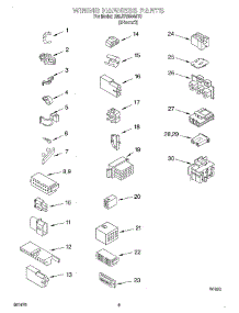 06 - Wiring Harness parts for Whirlpool Washer 7MLSR8544JT0 from AppliancePartsPros.com