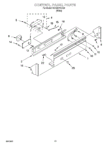 06 - Control Panel Parts parts for Whirlpool Washer GCAM2701JQ0 from AppliancePartsPros.com