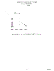 10 - Miscellaneous Parts Optional Parts parts for Whirlpool Washer GCAM2701JQ0 from AppliancePartsPros.com