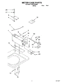 03 - Meter Case Parts parts for Whirlpool Washer CAP2762MQ0 from AppliancePartsPros.com