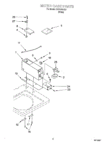 04 - Meter Case parts for Whirlpool Washer CAP2762JQ0 from AppliancePartsPros.com