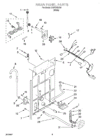 05 - Rear Panel parts for Whirlpool Washer CAP2762JQ0 from AppliancePartsPros.com