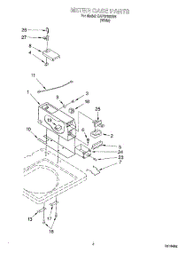 03 - Meter Case parts for Whirlpool Washer CAP2762EW1 from AppliancePartsPros.com