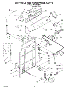02 - Controls And Rear Panel Parts parts for Whirlpool Washer 7MLSC9545JQ4 from AppliancePartsPros.com