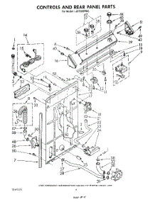 03 - Controls And Rear Panel parts for Whirlpool Washer LA5700XPW6 from AppliancePartsPros.com