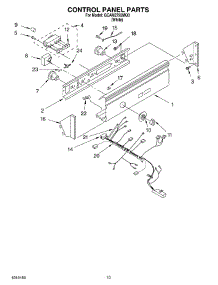06 - Control Panel Parts parts for Whirlpool Washer GCAM2792MQ0 from AppliancePartsPros.com