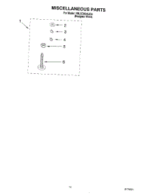 10 - Miscellaneous Parts - Optional Part parts for Whirlpool Washer 7MLSC9545JQ4 from AppliancePartsPros.com