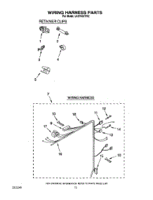 09 - Wiring Harness parts for Whirlpool Washer LA5705XTW2 from AppliancePartsPros.com