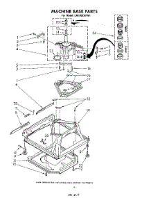 07 - Machine Base parts for Whirlpool Washer LA5700XPW1 from AppliancePartsPros.com