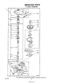 10 - Gearcase parts for Whirlpool Washer LA5700XPW1 from AppliancePartsPros.com