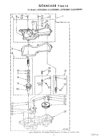 08 - Gearcase parts for Whirlpool Washer LA5700XMW1 from AppliancePartsPros.com