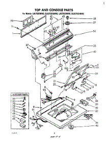 03 - Top And Console parts for Whirlpool Washer LA5705XMW0 from AppliancePartsPros.com