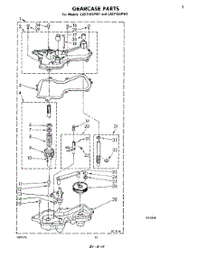 07 - Gearcase parts for Whirlpool Washer LA5715XPW1 from AppliancePartsPros.com