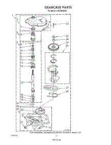 10 - Gearcase parts for Whirlpool Washer LA5700XSW2 from AppliancePartsPros.com