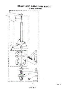 09 - Brake And Drive parts for Whirlpool Washer LA5700XPW3 from AppliancePartsPros.com