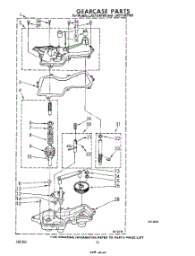 07 - Gearcase parts for Whirlpool Washer LA5710XPW0 from AppliancePartsPros.com