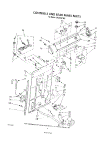 03 - Controls And Rear Panel parts for Whirlpool Washer LA5720XTW0 from AppliancePartsPros.com