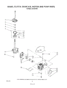 06 - Brake, Clutch, Gearcase, Motor And Pump parts for Whirlpool Washer LA5720XTW0 from AppliancePartsPros.com