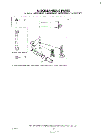 07 - Miscellaneous , Literature And Optional parts for Whirlpool Washer 3LA5700XMW0 from AppliancePartsPros.com