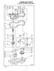 07 - Gearcase parts for Whirlpool Washer LA5715XPW3 from AppliancePartsPros.com
