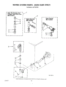 09 - Water System (Non-Suds) parts for Whirlpool Washer LA5715XPW3 from AppliancePartsPros.com