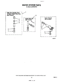 11 - Water System parts for Whirlpool Washer LA5700XPW4 from AppliancePartsPros.com