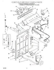 02 - Controls And Rear Panel parts for Whirlpool Washer GSQ9300EZ0 from AppliancePartsPros.com