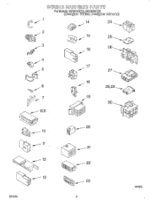 06 - Wiring Harness parts for Whirlpool Washer GSQ9340EQ0 from AppliancePartsPros.com