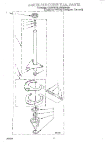 07 - Brake And Drive Tube parts for Whirlpool Washer GSQ9340EQ0 from AppliancePartsPros.com