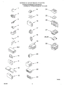 06 - Wiring Harness parts for Whirlpool Washer GSQ9300EZ0 from AppliancePartsPros.com