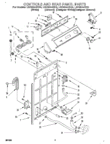 02 - Control And Rear Panel parts for Whirlpool Washer LSC6244BW0 from AppliancePartsPros.com