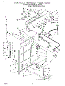 02 - Controls And Rear Panel parts for Whirlpool Washer GST9344EZ0 from AppliancePartsPros.com