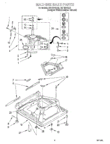 05 - Machine Base parts for Whirlpool Washer GST9344EZ0 from AppliancePartsPros.com
