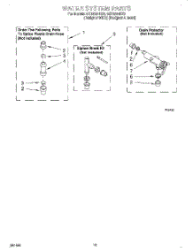 09 - Water System parts for Whirlpool Washer GST9344EZ0 from AppliancePartsPros.com