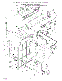 02 - Controls And Rear Panel parts for Whirlpool Washer GSQ9340EZ0 from AppliancePartsPros.com