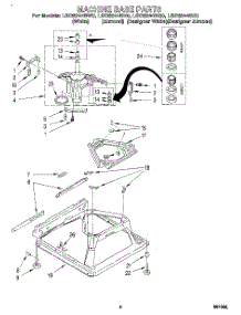 06 - Machine Base parts for Whirlpool Washer LSC6244BQ0 from AppliancePartsPros.com