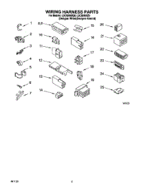 07 - Wiring Harness parts for Whirlpool Washer LSC9245BZ0 from AppliancePartsPros.com