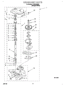 09 - Gearcase parts for Whirlpool Washer LSC9245BZ0 from AppliancePartsPros.com