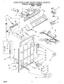 02 - Controls And Rear Panel parts for Whirlpool Washer LSC9355BW1 from AppliancePartsPros.com
