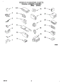 07 - Wiring Harness parts for Whirlpool Washer LSC9355BW1 from AppliancePartsPros.com