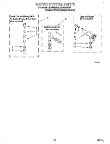 10 - Water System parts for Whirlpool Washer LSC9355BQ0 from AppliancePartsPros.com