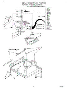 06 - Machine Base parts for Whirlpool Washer LSC9355EZ0 from AppliancePartsPros.com