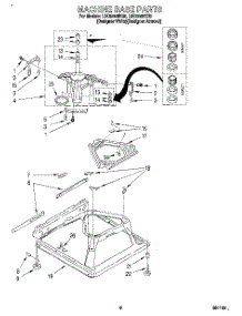 06 - Machine Base parts for Whirlpool Washer LSC9245BQ0 from AppliancePartsPros.com