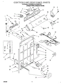 02 - Controls And Rear Panel parts for Whirlpool Washer LSC8244DZ0 from AppliancePartsPros.com