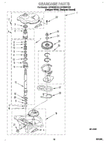10 - Gearcase parts for Whirlpool Washer LSC8244DZ0 from AppliancePartsPros.com