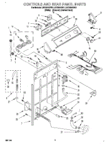 02 - Controls And Rear Panel parts for Whirlpool Washer LSC8244BN1 from AppliancePartsPros.com