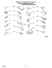 07 - Wiring Harness parts for Whirlpool Washer LSC8244BZ1 from AppliancePartsPros.com