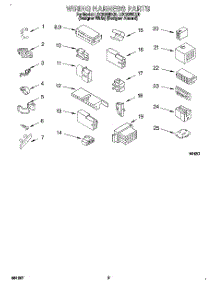 07 - Wiring Harness parts for Whirlpool Washer LSC9355DZ0 from AppliancePartsPros.com
